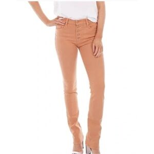 MOTHER Denim The Pixie Dazzler Sneak Toasted Nut Jeans in Play Date Size 25